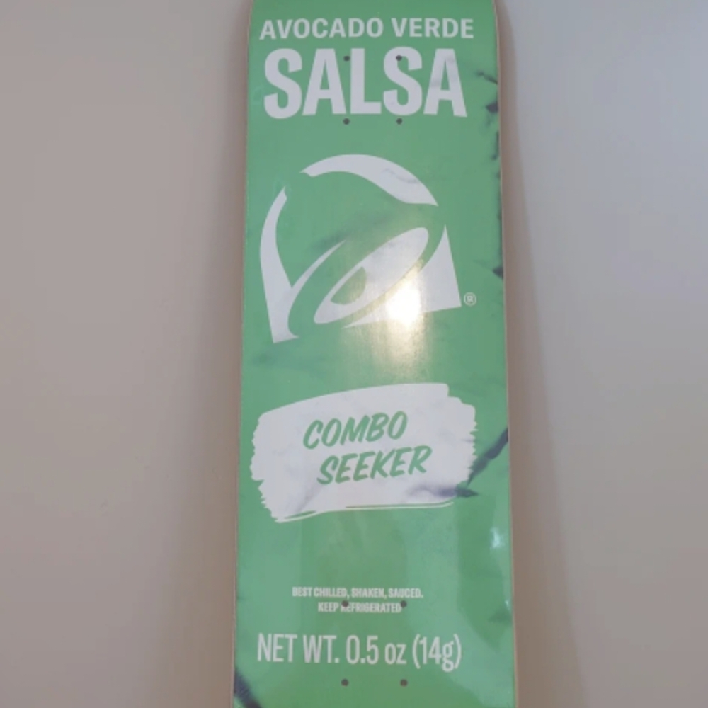 Taco Bell x Tony Hawk Limited Edition Collab Skateboard Deck (no wheels)